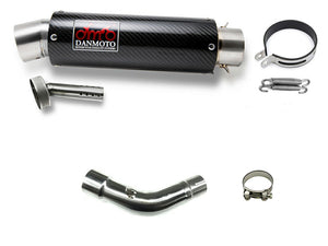 HONDA REBEL250 2017-2022 DANMOTO CARBON SLIP-ON MUFFLER
