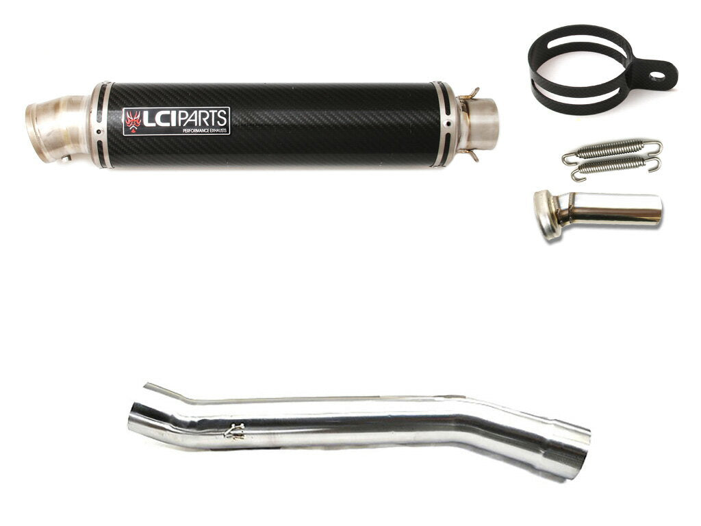 Suzuki GS1200SS 2002- LCIPARTS ラウンドチタンカーボンスリップオンマフラー