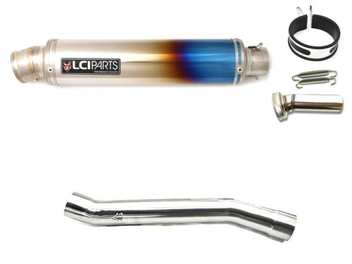 Suzuki GS1200SS 2002- LCIPARTS ラウンドフルチタンスリップオンマフラー