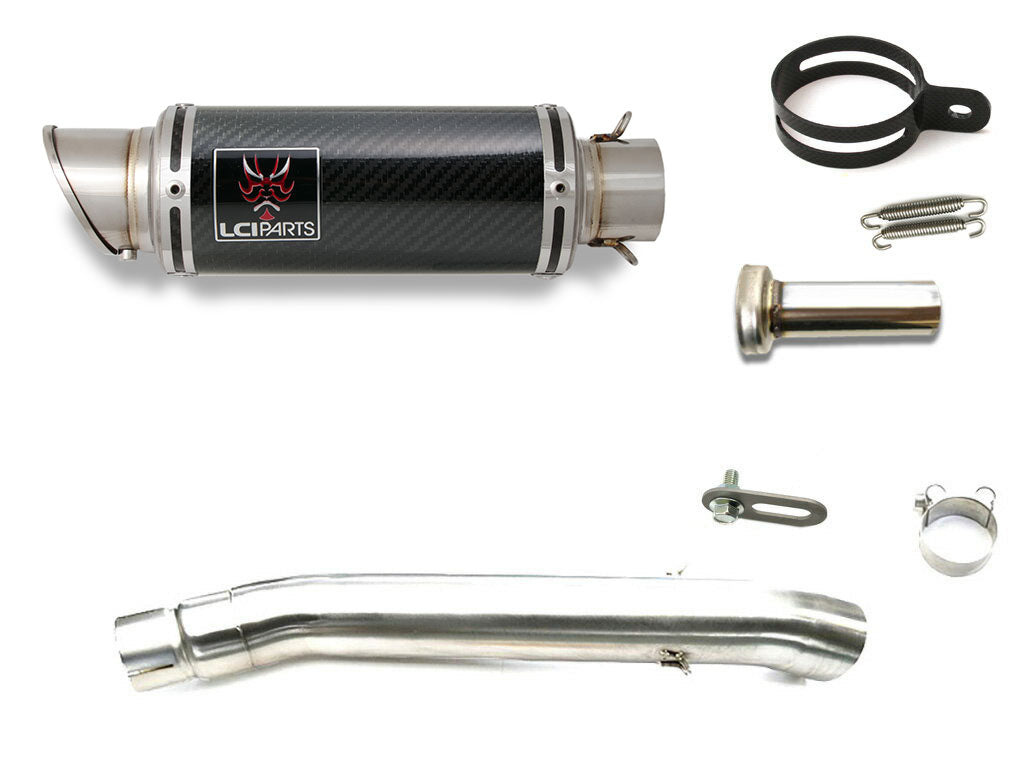 Suzuki GSX400 Impulse (GK79A) 1994-2003 LCIショートカーボンスリップオンマフラー
