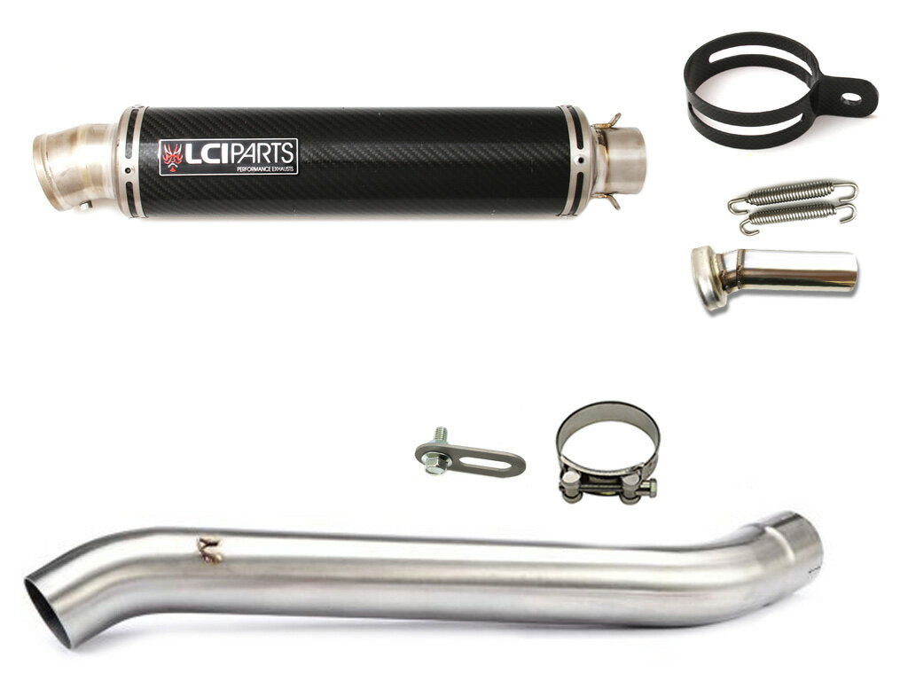 Suzuki GSX-R1000 K9L1 2009-2011 4in1 LCIPARTS ラウンドチタンカーボンスリップオンマフラー