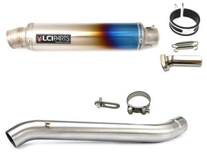 Suzuki GSX-R1000 K9L1 2009-2011 4in1 LCIPARTS ラウンドフルチタンスリップオンマフラー