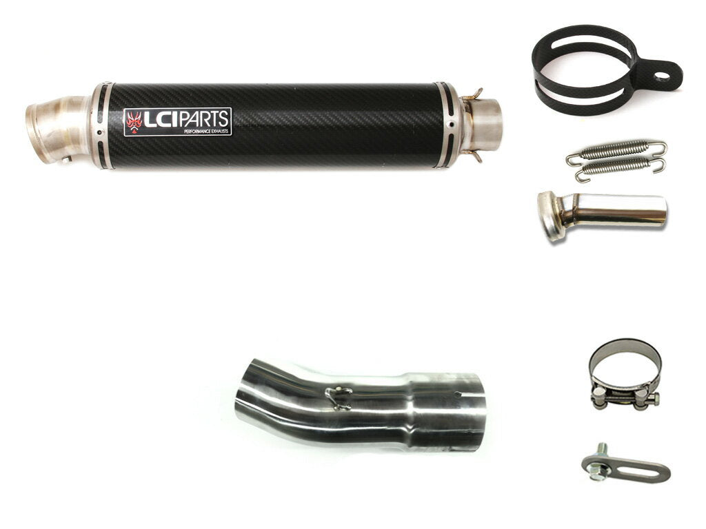 GSX-S750 LCI PARTS ツインエンドカーボン スリップオン マフラ スズキ GSX-S750 2017-2022｜LCIPARTS公式 スリップオンマフラー