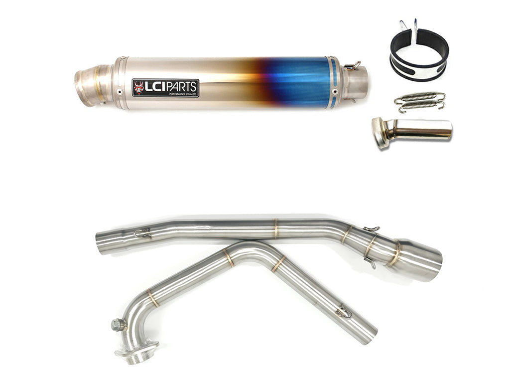 Suzuki NINJA ZX-25R / ZX-25R SE 2020-2023 LCIPARTS ラウンドチタンフルエキゾーストマフラー