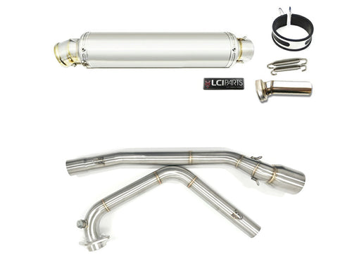 Suzuki NINJA ZX-25R / ZX-25R SE 2020-2023 LCIPARTS ラウンドステンレスフルエキゾーストマフラー