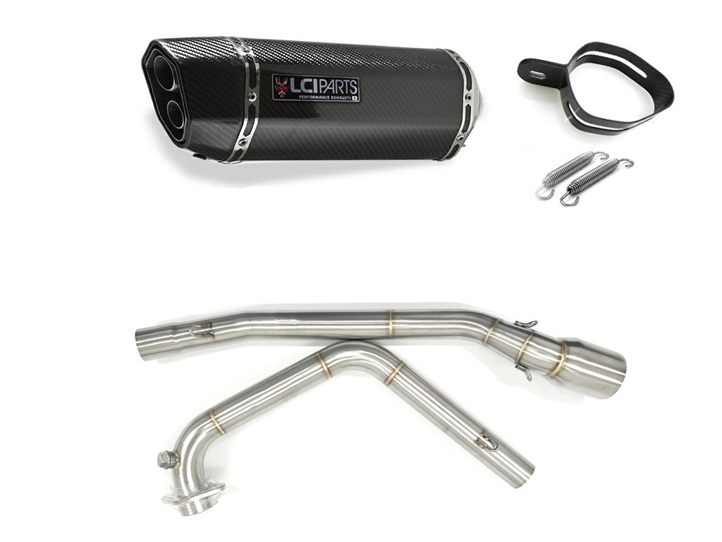 Suzuki NINJA ZX-25R / ZX-25R SE 2020-2023 LCIPARTS ツインエンド　カーボン フルエキゾーストマフラー