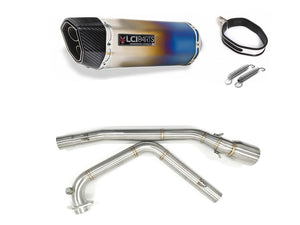 Suzuki NINJA ZX-25R / ZX-25R SE 2020-2023 LCIPARTS ツインエンド　チタン フルエキゾーストマフラー