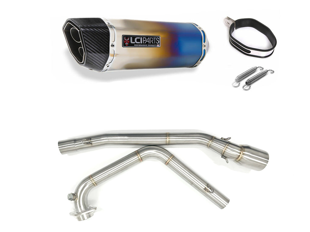 Suzuki NINJA ZX-25R / ZX-25R SE 2020-2023 LCIPARTS ツインエンド　チタン フルエキゾーストマフラー
