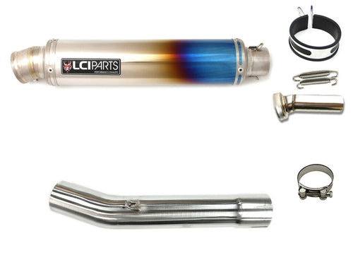 Triumph Daytona955i 2002-2005 LCIPARTS ラウンドフルチタンスリップオンマフラー