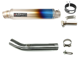 Yamaha FZ1 FZS1000 FAZER 2006-2016 LCIPARTS ラウンドフルチタンスリップオンマフラー