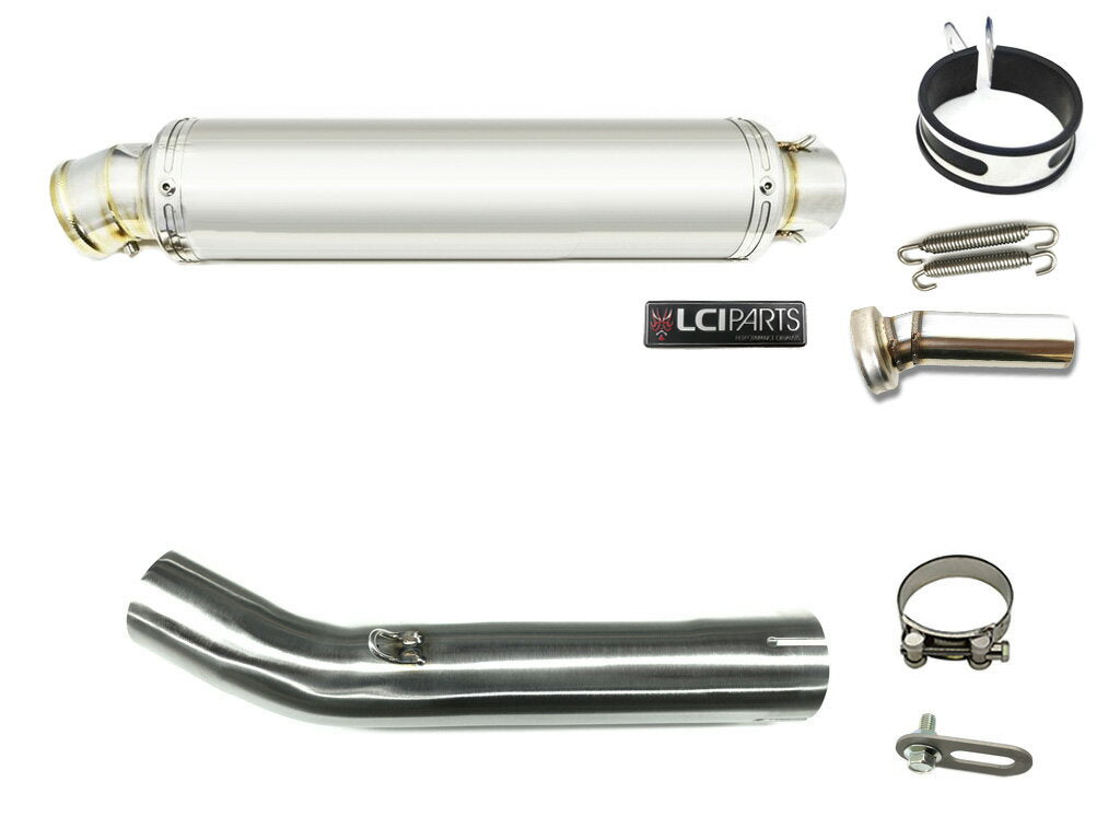 Yamaha FZ1 FZS1000 FAZER 2006-2016 LCIPARTS ラウンドステンレススリップオンマフラー