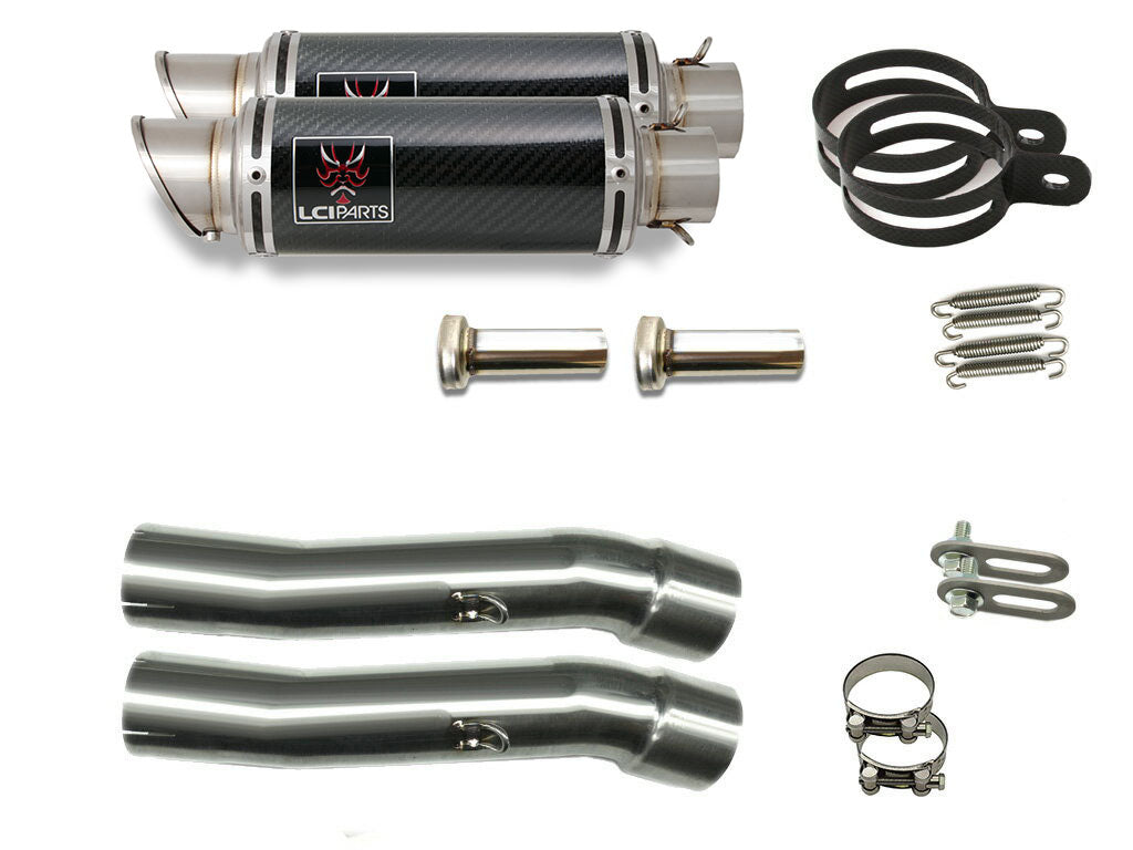Yamaha XJR1200 [4KG] 1994-1997 LCIショートカーボンスリップオンマフラー