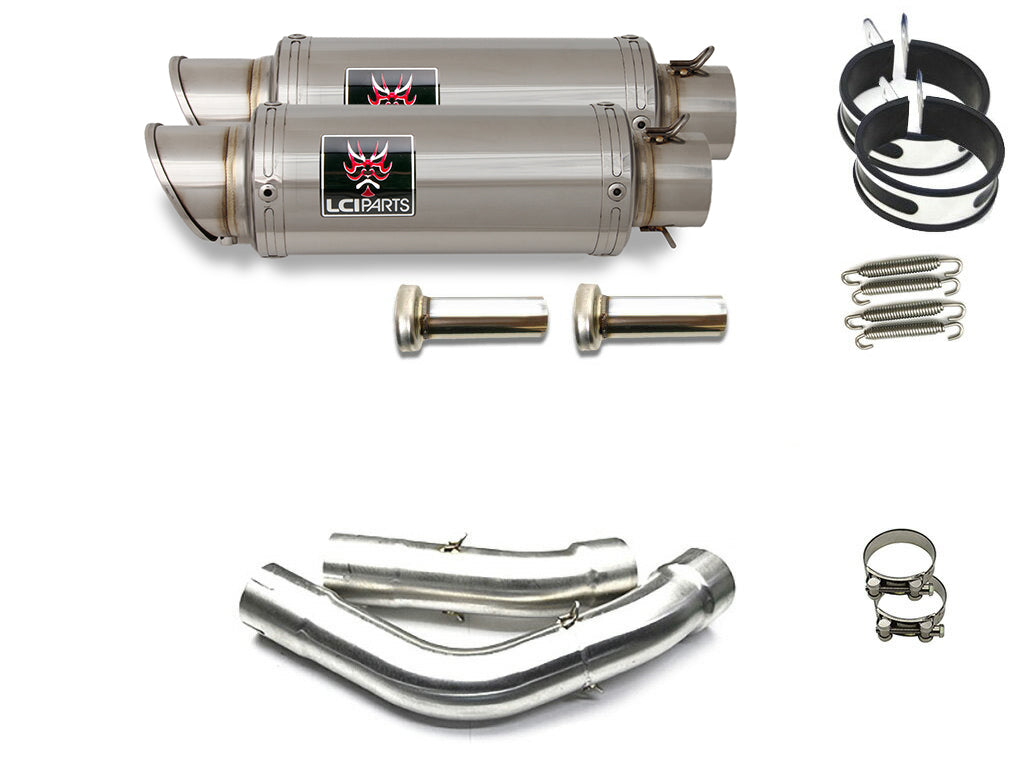 Yamaha YZF-R1 2009-2014 LCIPARTS SHORT STAINLESS SLIP-ON MUFFLER ...