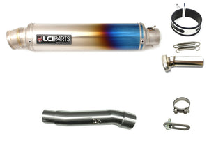 HONDA GB350S (8BL-NC59) 2021-2025 LCIPARTS ラウンドフルチタンスリップオンマフラー