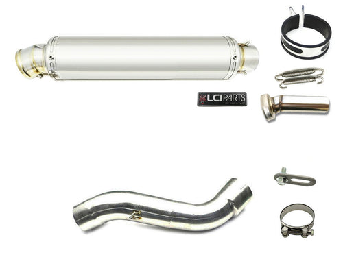 Aprilia RSV4 LCIROUND STAINLESS steel SLIP-ON MUFFLER