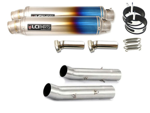 Aprilia TUONO TUONO 2006-2010 LCIROUND TITANIUM SLIP-ON MUFFLER