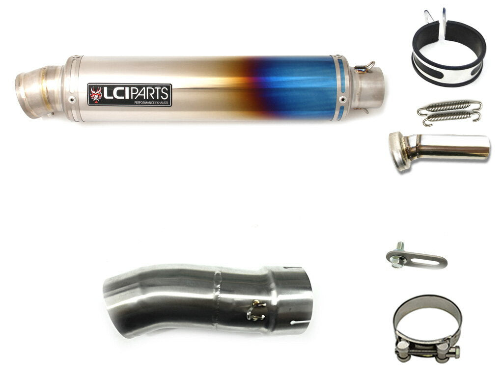 BMW R1200RS 2015-2019 LCIROUND TITANIUM SLIP-ON MUFFLER