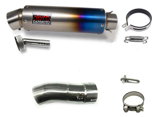 BMW R1200GS Adventure 2010-2012 TITANIUM GP Slip-on muffler - DANMOTO EXHAUSTS