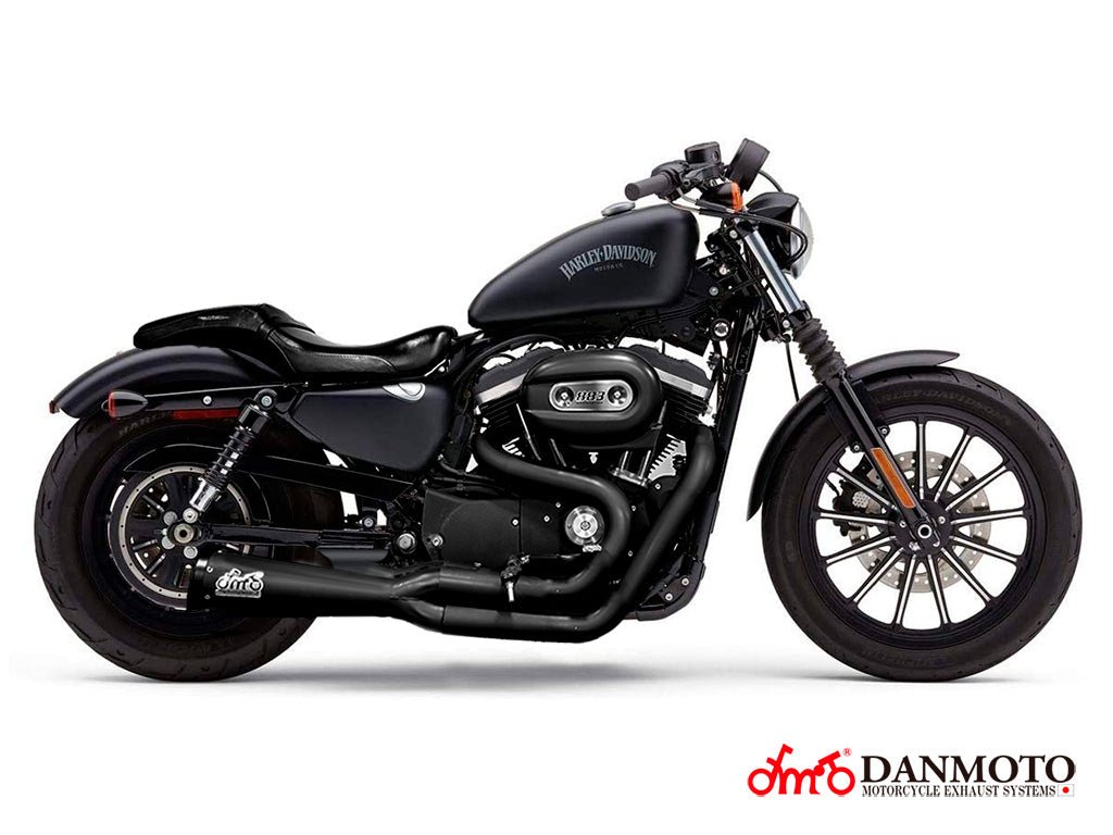 SPORTSTER XL883 XL1200 2-1 FULL EXHAUST DANMOTO – DANMOTO