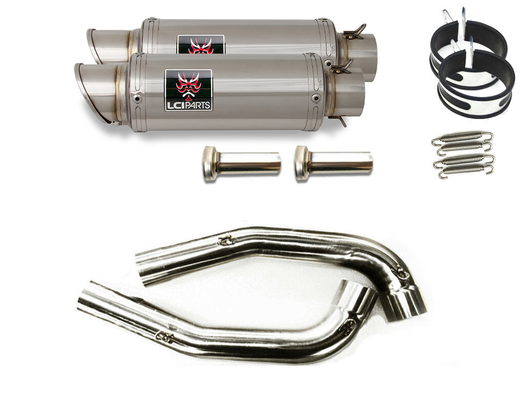 DUCATI ST2 ST4 LCISHORT STAINLESS steel SLIP-ON MUFFLER