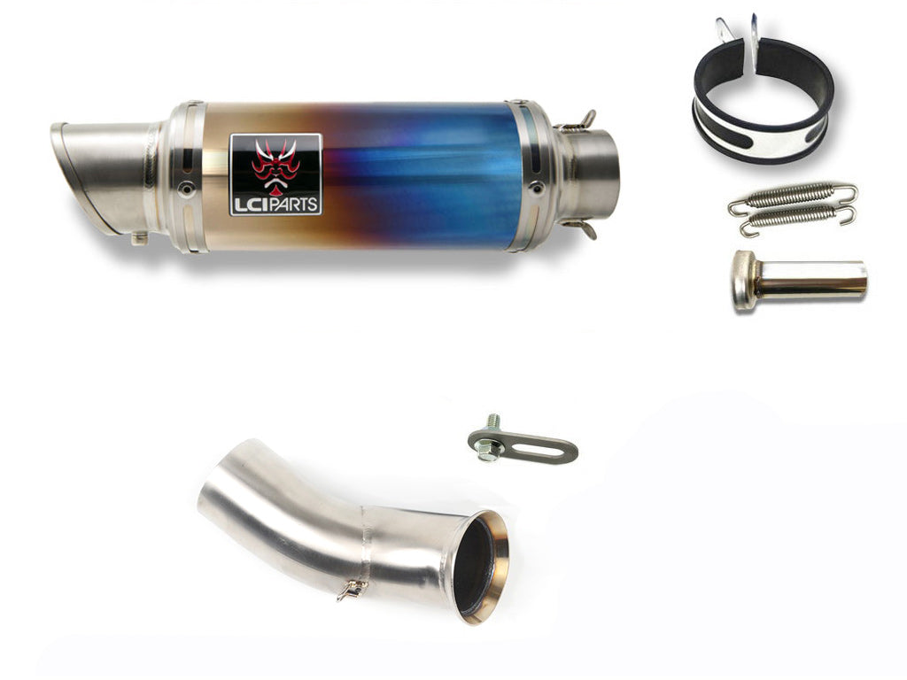 DUCATI Hyper Motard / Hyper strada 821 939 2013-2018 LCISHORT TITANIUM SLIP-ON MUFFLER