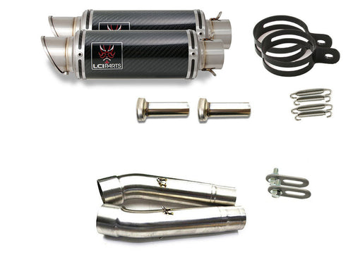 DUCATI MONSTER400 M400 LCISHORT CARBON SLIP-ON MUFFLER