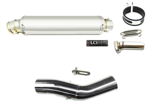 DUCATI Monster1200 2014- LCIROUND STAINLESS steel SLIP-ON MUFFLER