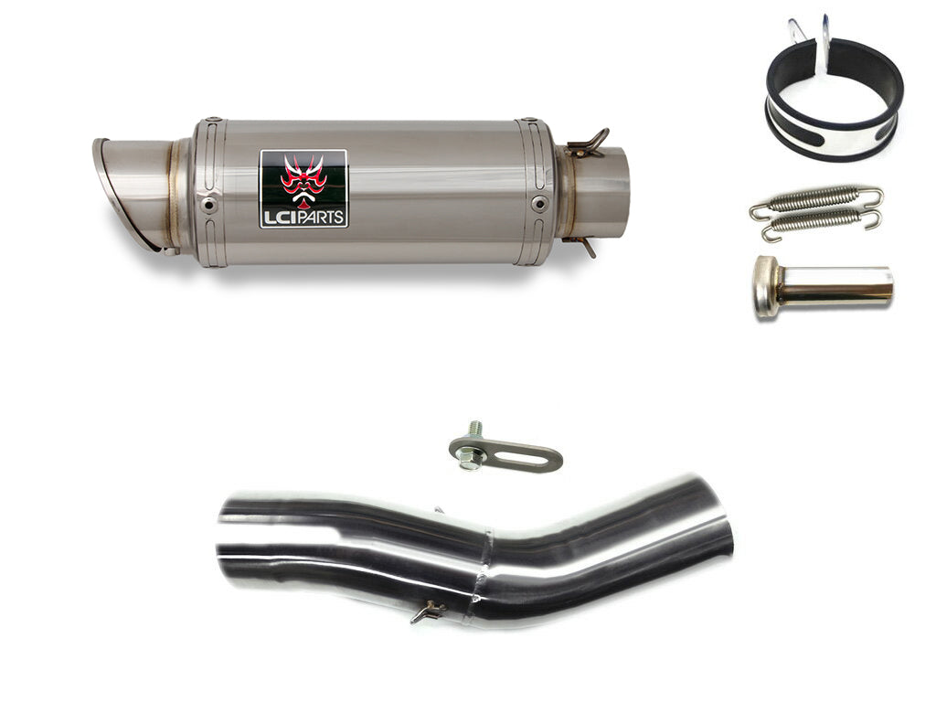 DUCATI Monster1200 2014- LCISHORT STAINLESS steel SLIP-ON MUFFLER