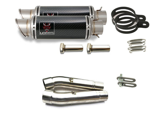 DUCATI Monster S4 LCISHORT CARBON SLIP-ON MUFFLER