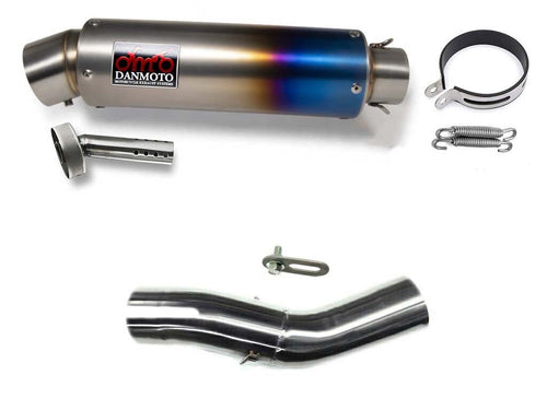 DUCATI Monster1200 2014- TITANIUM GP Slip-on muffler - DANMOTO EXHAUSTS