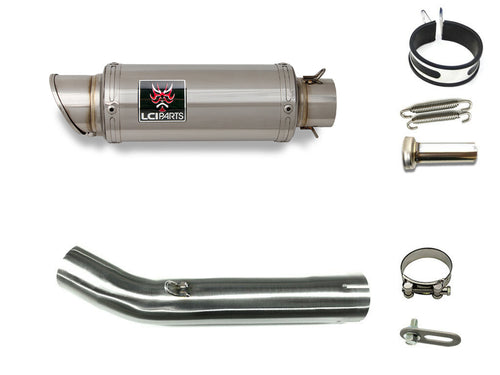 KAWASAKI Versys1000SE 2019-2023 LCISHORT STAINLESS steel SLIP-ON MUFFLER