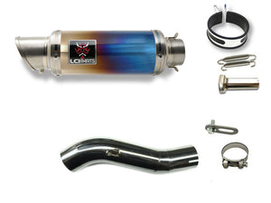 HONDA CB250R 2018-2023 LCISHORT TITANIUM SLIP-ON MUFFLER