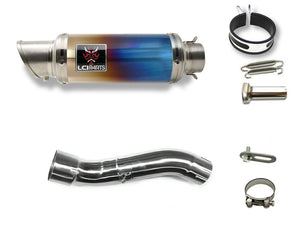 HONDA CBR250RR 2017-2022 LCISHORT TITANIUM SLIP-ON MUFFLER