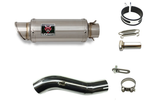 HONDA CB400F 400X 2013-2015 LCISHORT STAINLESS steel SLIP-ON MUFFLER