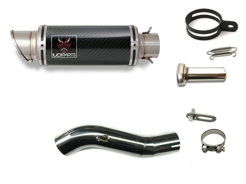 HONDA CBR400R 2013-2015 LCISHORT CARBON SLIP-ON MUFFLER