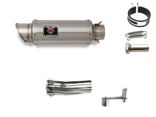 HONDA CRF1000L AFRICA TWIN 2016-2023 LCISHORT STAINLESS steel SLIP-ON MUFFLER