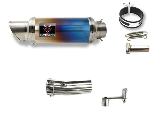 HONDA CRF1000L AFRICA TWIN 2016-2023 LCISHORT TITANIUM SLIP-ON MUFFLER