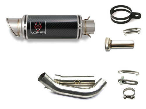 HONDA HORNET250 LCISHORT CARBON SLIP-ON MUFFLER