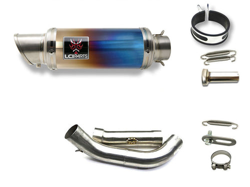 HONDA HORNET250 LCISHORT TITANIUM SLIP-ON MUFFLER