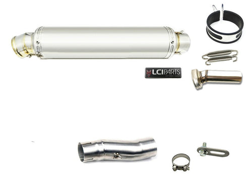 HONDA INTEGRA 2012-2016 LCIROUND STAINLESS steel SLIP-ON MUFFLER