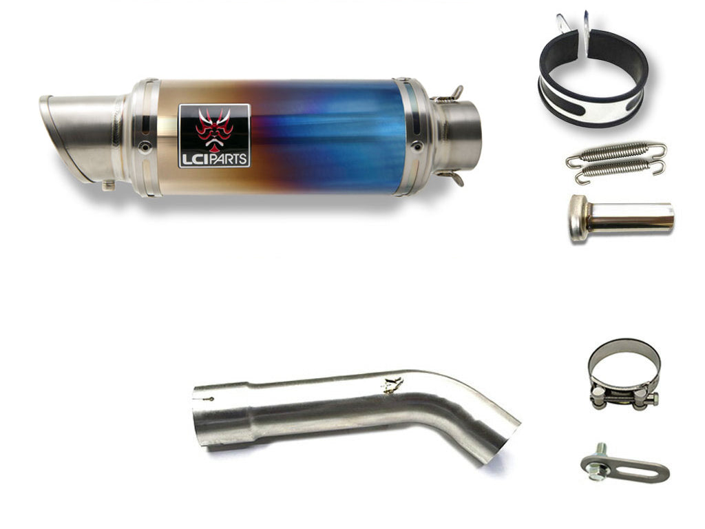 HONDA VFR400R 1986 NC21  LCISHORT TITANIUM SLIP-ON MUFFLER