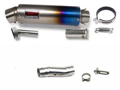 Honda Integra 2012-2016 TITANIUM GP Slip-on muffler - DANMOTO EXHAUSTS