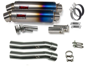 Honda VT250F/FE 1982-1985 TITANIUM GP Slip-on muffler - DANMOTO EXHAUSTS