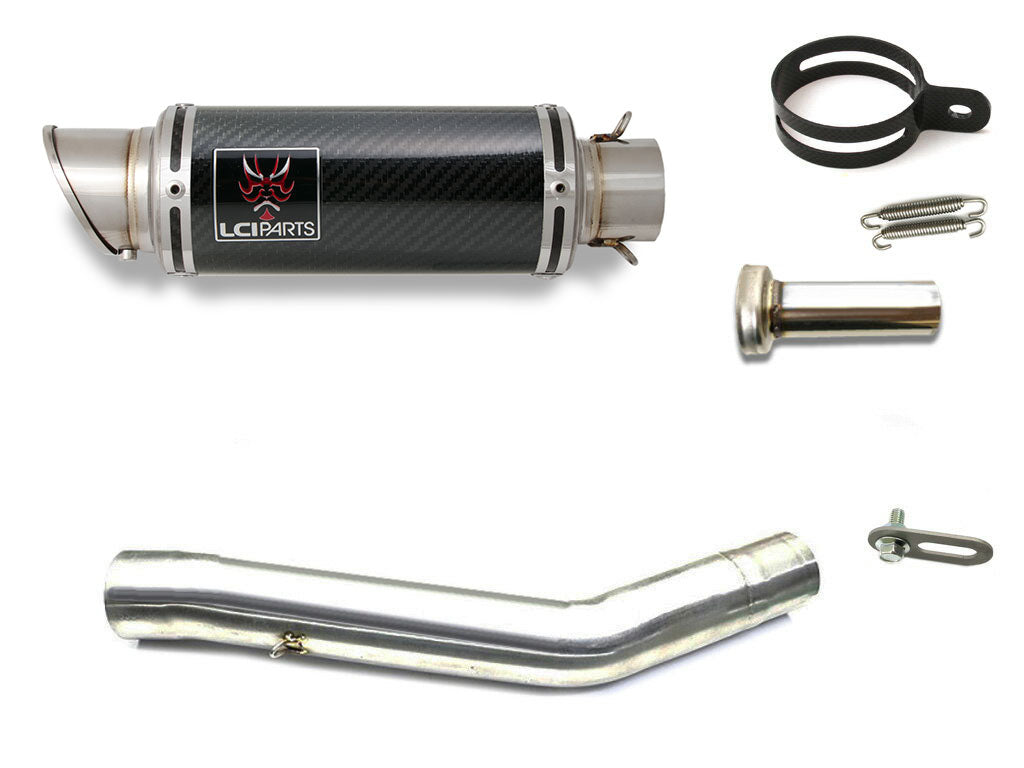 KAWASAKI Z750 2007-2012 LCISHORT CARBON SLIP-ON MUFFLER