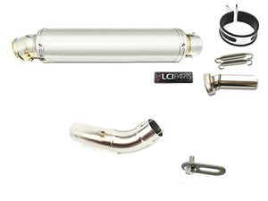 KAWASAKI Z900 2017-2019 LCIROUND STAINLESS steel SLIP-ON MUFFLER