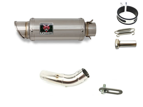 KAWASAKI Z900 2017-2019 LCISHORT STAINLESS steel SLIP-ON MUFFLER