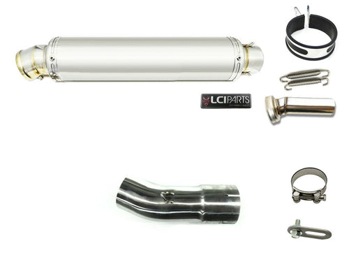 KAWASAKI ZX-4R SE ZX-4RR 2024- LCIROUND STAINLESS steel SLIP-ON MUFFLER