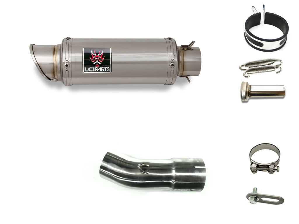 KAWASAKI ZX-4R SE ZX-4RR 2024- LCISHORT STAINLESS steel SLIP-ON MUFFLER