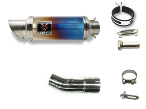 KAWASAKI ZX-4R SE ZX-4RR 2024- LCIPARTS LCI SHORT TITANIUM SLIP-ON MUFFLER