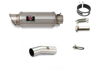 KAWASAKI ZX10R ZX-10R 2008-2010 LCISHORT STAINLESS steel SLIP-ON MUFFLER